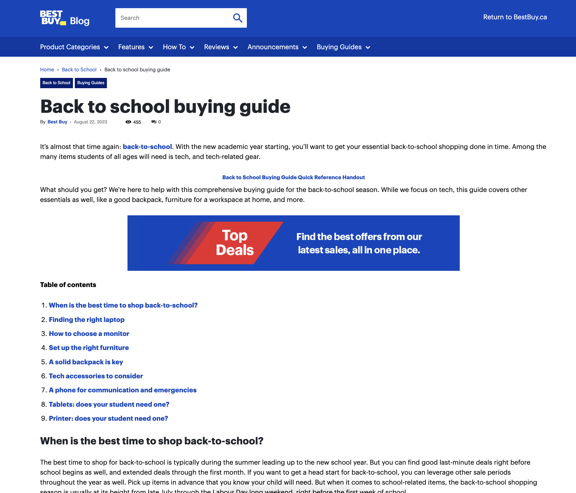 best buy back to school blog